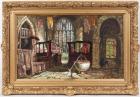 Rayner, Fanner, -- Untitled Painting of Baron's Chapel at Haddon Hall.