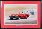 Bob Rector Original Oil "Winner Santa Barbara 1959" Acclaimed Illustrator of Race Cars