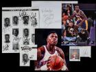 Fine Collection of 16 Basketball Greats' Autographs / Signed Photos, Michael Jordon, Patrick Ewing, Shaquille O'Neal, Kobe Bryan