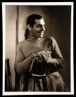 Clark Gable: Outstanding, Double Weight Silver Gelatin 13 x 10" Vintage Original Portrait by George Hurrell for MGM Studios