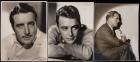 Nine (9) Leading Men, Original Oversized Portraits all by Otto Dyar including Paul Lukas, Lew Ayres and Rudy Vallee