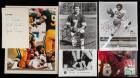Over 30 Football Player Autographs, The Bulk Signed on Color Photos