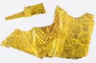 Apollo 11: Two (2) Segments of Flown Thermal Mylar Film Coating, "Kapton" Foil, One Quite Large