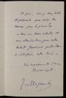 Massenet, Jules -- Two Autograph Letters Signed - 2