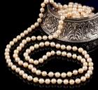 Wonderful 100 Inch Necklace of Round Cultured Pearls Boasting Fine Luster