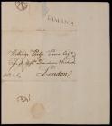 Jamaica. 1772-1795 Straight Line Handstamp, Type 2, Collection, 30+ Stampless Folded Mail Pieces - 2