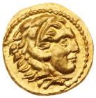 Kingdom of Macedon, Philip II (356-336 B.C.). Gold Quarter Stater (2.13g, 11h).