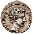 Augustus (27 B.C. - A.D. 14). Silver Denarius (4.08g, 2h).