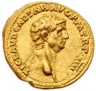 Claudius (A.D. 41-54). Gold Aureus (7.78g, 6h).