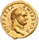 Titus (A.D. 79-81). Gold Aureus (7.15g, 12h).