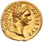 Domitian (A.D. 81-96). Gold Aureus (7.56g, 6h).