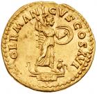 Domitian (A.D. 81-96). Gold Aureus (7.56g, 6h). - 2