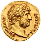 Hadrian (A.D. 117-138). Gold Aureus (7.41g, 6h).