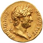 Hadrian (A.D. 117-138). Gold Aureus (6.95g, 5h).