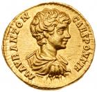 Caracalla (A.D. 198-217). Gold Aureus (7.39g, 12h).