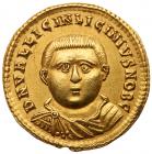 Licinius II (Caesar, A.D. 317-324). Gold Aureus (5.33g, 12h).