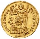 Licinius II (Caesar, A.D. 317-324). Gold Aureus (5.33g, 12h). - 2