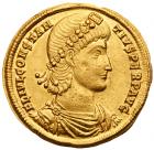 Constantius II (A.D. 337-361). Gold Solidus (4.40g, 6h).