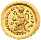 Theodosius II (A.D. 402-450). Gold Solidus (4.51g, 6h). - 2