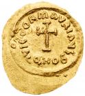 Maurice Tiberius (A.D. 582-602). Gold Tremissis (1.49 g, 7h). - 2