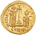 Constans II & Constantine IV (A.D. 654-668). Gold Solidus (4.45 g, 6h) - 2