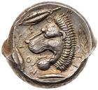 Sicily, Leontini. AR Tetradrachm (17.38 g), 430-420 BC EF - 2