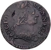 1785 Connecticut. Bust facing R PCGS EF40