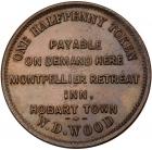 Australia, private issue tokens, Hobart, Tasmania