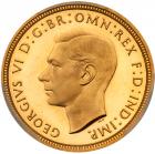 Great Britain. George VI (1936-52), gold Proof Half Sovereign, 1937