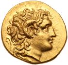Thracian Kingdom. Lysimachos. Gold Stater (8.38 g), as King, 306-281 BC Superb M