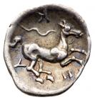 WITHDRAWN - Arkadia, Kleitor. Silver Obol (0.88 g), ca. 370-350 BC Choice VF - 2