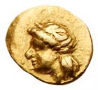 Carian Satraps. Pixodaros. Gold 1/24 Stater (0.34 g), ca. 341/0-336/5 BC Choice
