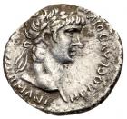 Nero. Silver Hemidrachm (1.78 g), AD 54-68 Choice VF