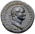 Vespasian. AE Sestertius (26.38 g), AD 69-79 About EF