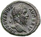 Septimius Severus. AE As (11.92 g), AD 193-211 Choice VF