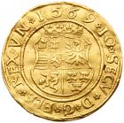 Gold Ducat/Aranyforint, 1569, 3.49g. <I>Szeben/Hermannstadt.</I>