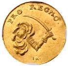 Coronation Ducat/Dukat koronacyjny 1697, 3.46g. <I>Drezno/Dresden.</I>