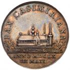 On the Peace of Oliva, May 3, 1660. Silver Medal, 35mm. 12.97g. By Johann HÃ¶hn, Jr. - 2