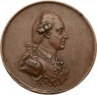 Graf Stanislaw Szcz?sny Potocki, 1786. Bronze Medal. 53.5 mm. By Johann Philip HolzhÃ¤user.