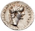 Tiberius, AD 14-37. Silver Denarius (3.78g) EF