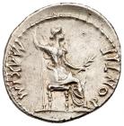 Tiberius, AD 14-37. Silver Denarius (3.78g) EF - 2