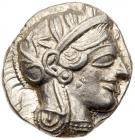 WITHDRAWN - Attica, Athens. Silver Tetradrachm (17.17 g), ca. 454-404 BC Superb EF