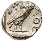 WITHDRAWN - Attica, Athens. Silver Tetradrachm (17.17 g), ca. 454-404 BC Superb EF - 2