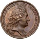 France. Louis XIV (1643-1715), bronze Medal, 1693