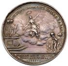 Medal. Silver. 41.5 mm. By B. Scott. On the Death of Empress Elizabeth, 1761. - 2