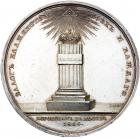 Medal. Silver. 51 mm. By V. Alexeev and G. Saburov. On the Coronation of Nicholas I, 1826. - 2