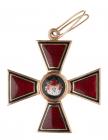 Cross. 4 Class. Civil Division. Gold and enamels. 35 mm. By Julius Keibel.