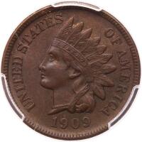1909-S Indian Head 1C PCGS MS62 BR