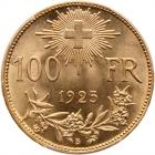 Switzerland. 100 Francs, 1925-B PCGS MS65 - 2