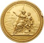 Prize Medal. GOLD. 55 mm. By Thomas Pingo after G.B. Cipriani and E. Penny. - 2